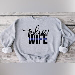 Police Wife Crewneck